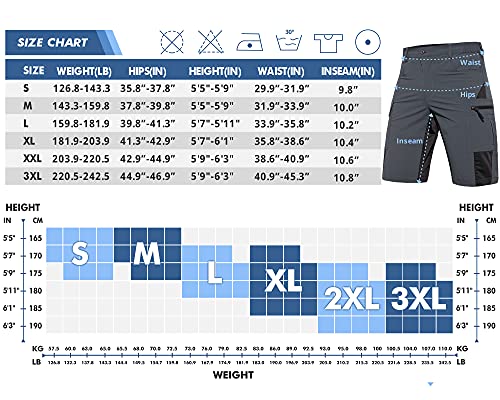 baggy bike shorts with padding