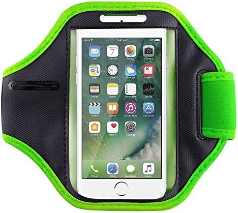 pofs Gym Running Jogging Armband Sports Exercise Arm Band Holder Strap,Samsung Galaxy A3 (2016),Green