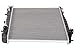 Prime Choice Auto Parts RK822 New Complete Aluminum Radiator