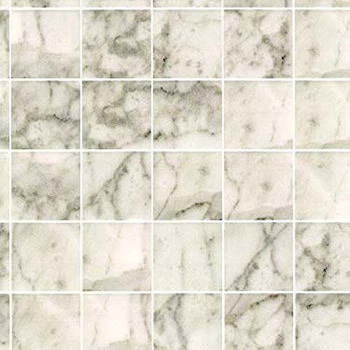 Miniature Square White Marble Tile Flooring