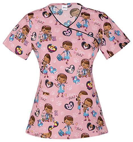 Mock Wrap Top (I Care For Pets;X-Large)