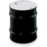 Skolnik Carbon Steel Drums - Closed-Head Drums - 30-Gal. Capacity - Black