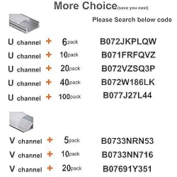 hunhun L-Shape Corner Connector U Shape LED