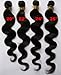 10-28 inch Indian 100% TRUE VIRGIN Remy Human Hair Extensions Natural Wave #1B Weave (10