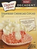 Duncan Hines Decadent Cupcake & Frosting Mix - Strawberry Cheesecake & Cream Cheese - 19.4 oz - 2 pk