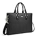 BOSTANTEN Leather Briefcase Shoulder Laptop Business Slim Bag for Men & Women