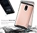 TUDIA Nokia 6 (2017) Case, Slim-Fit Heavy Duty [Merge] Extreme Protection/Rugged but Slim Dual Layer Case for Nokia 6 2017 (Rose Gold)