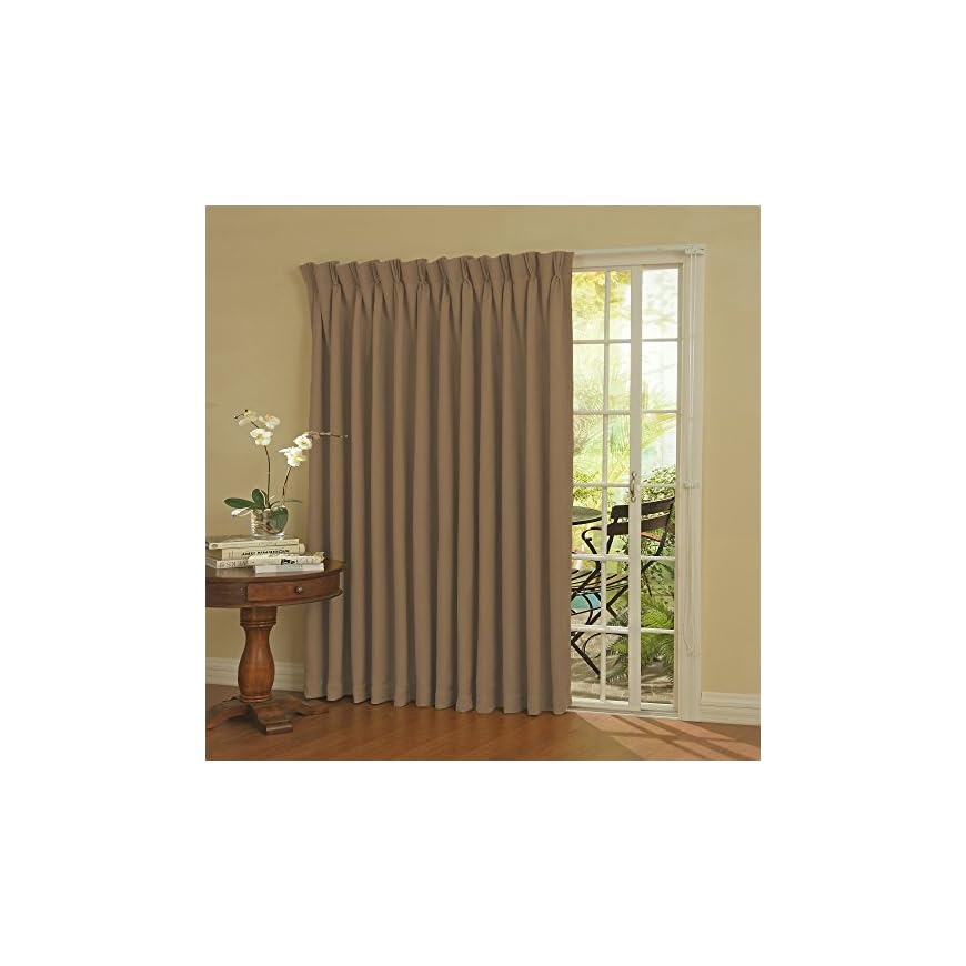 Eclipse Thermal Blackout Patio Door Curtain Panel, 100Inch x 84Inch