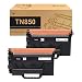 CMYBabee Compatible Toner Cartridge Replacement for Brother TN850 TN-850 TN 850 (Black, 2-Pack)
