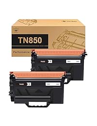 TN850 TN880 para Brother TN-850 TN820 Tóner de alto rendimiento (2 unidades) compatible con impresora Brother MFC-L5900dw MFC-L6700dw MFC-L6800dw
