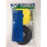 Yonex Super GRAP 30-Pack Racket Grips, Black Yellow