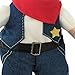NACOCO Cowboy Costume with Hat for Cat and Small Dog - Halloween Clothes (Large) Blue