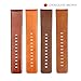 For Fitbit Blaze Bands, bayite Accessory Leather Wristband for Fitbit Blaze Smart Watch Chocolate Brown Large 6.3 - 8.1 inches