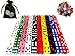 Discount Learning Supplies 100-Piece 16 mm Assorted Colored Dice with Storage Bag