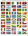 World Flag Stickers - United Nations Sticker Set; 1.5