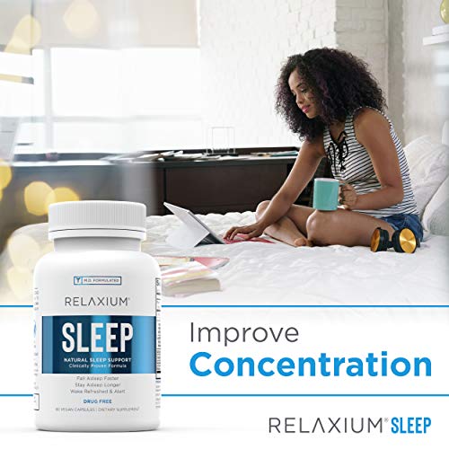 Relaxium Natural Sleep Aid | Non-Habit Forming | Sleep Supplement for ...