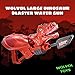 WolVol Large Dinosaur Toy Water Gun - Well-Made Plastic T-Rex Water Blaster - Powerful & Easy to Carry for Boys & Girls