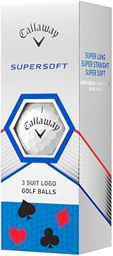 Callaway Supersoft Golf Ball 2023 Suits Hybrid Limited Edition view 2