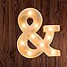 LED Marquee Number Lights Sign Light Up Marquee Letter Lights Sign for Night Light Wedding Birthday Party Battery Powered Christmas Lamp Home Bar Decoration &