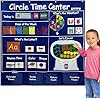 thumbnail interactive-video image 1 of Circle Time Learning Center Pocket Chart Educational Pocket Chart Learning Calendar Weather Letter Rhyme Time Color Shape 1 of 14