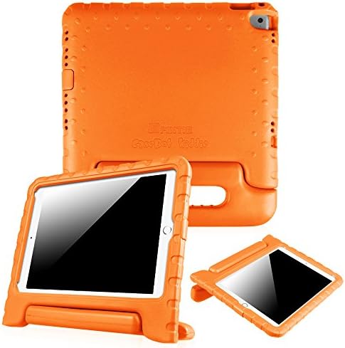 iPad Air 2 Case - Fintie Kiddie Series Light Weight Shock Proof Convertible Handle Stand Cover for Apple iPad Air 2 (2014 Release), Orange