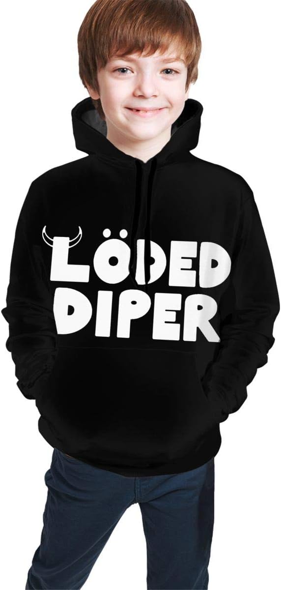 Jieyang Diary of A Wimpy Casual 3D Digital Print Hoodie Shirt Pocket Boy and Girl Teen Hooded Sweate Sweatshirt