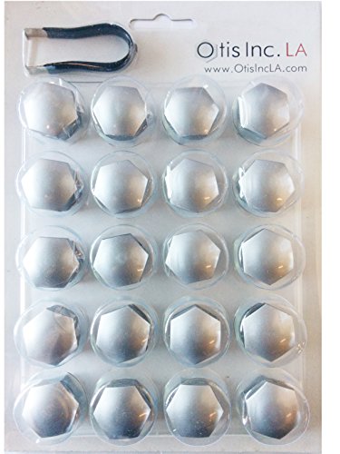 Click Here to See More Images Otis Inc LA 17mm Silver Lug Covers for BMW 3 Series