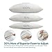 Sable Pillow for Sleeping, Hotel Collection Bed Pillows for Neck Pain Back Support, Adjustable Shredded Memory Foam and Machine Washable Bamboo Cover for Sider Sleeper - Queen, FDA Registered