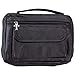 Embassy Italian Stone Design Black Genuine Leather Bible Cover