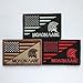 SpaceAuto USA American Flag w/ Molon Labe Spartan Helmet Military Tactical Morale Badge Decorative Emblem Combat Patch 3