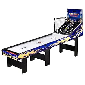 Hathaway Hot Shot 8-ft Arcade Ball Roll and Score Machine Table with LED Electronic Scoring System, Great for Family…