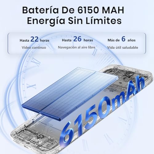 Infinix Celular Note 60 RAM 16GB: 8GB+8GB Extendible ROM 256GB, 6.78'' AMOLED 1.5K 144Hz, 6150mAh Inalámbrica 30W Carga Rápida 45W Smartphone 5G AI Dual SIM Cámara 50MP+13MP Live Photo Midnight Black