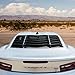 Rear Window Windshiled Louver Sun Shade Cover Matte Black in GT Lambo Style for Chevy Chevrolet Camaro 2016 2017 2018 2019