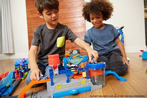 hot wheels mega car wash playset