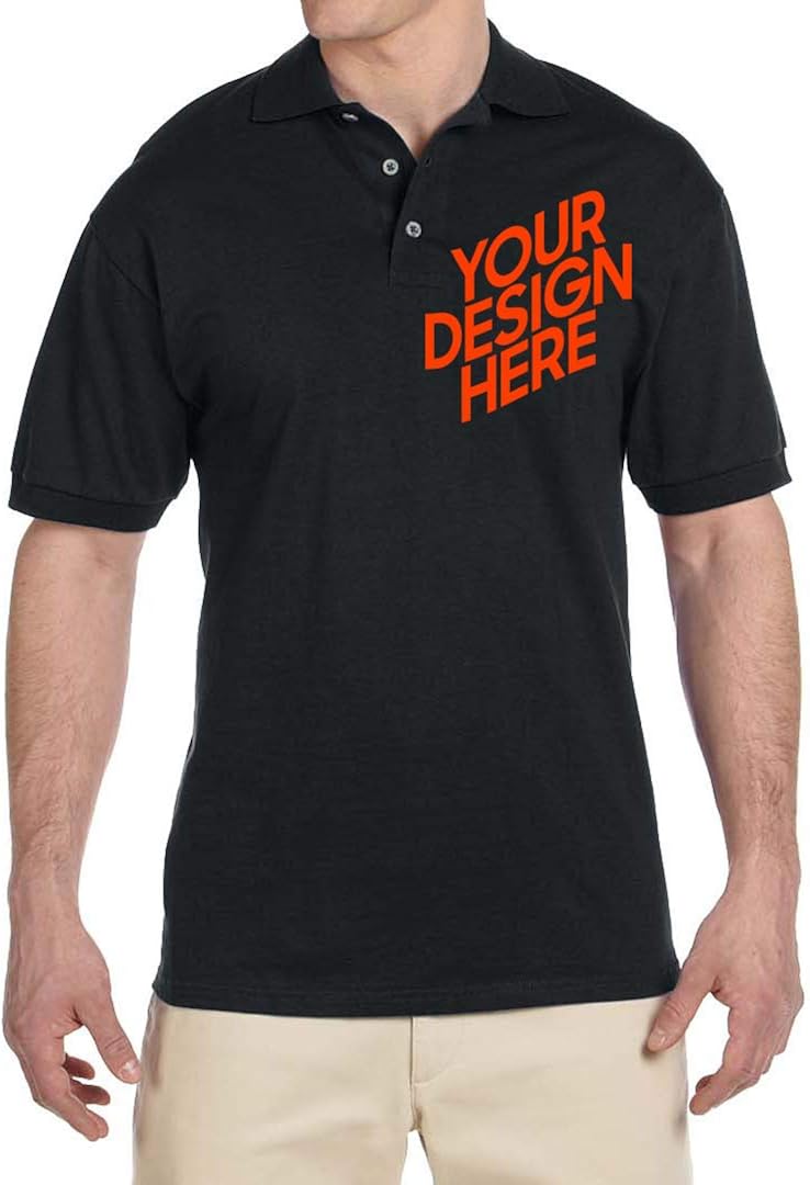 General Tag Polo Shirt 100 Cotton Embroidered Your Own Logo at Amazon