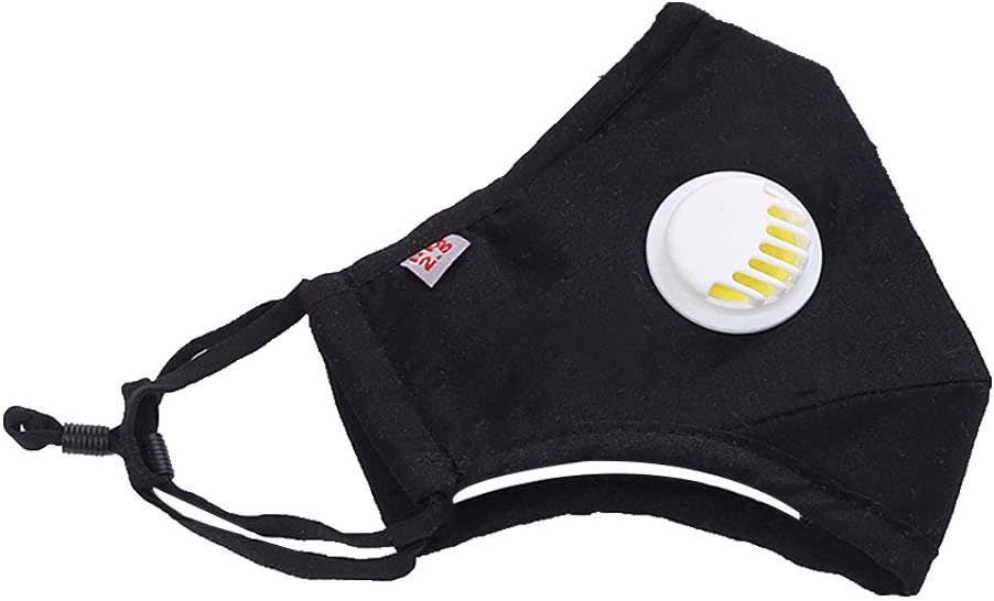 comeslele Useful Protective Dustproof Anti Haze Outdoor Sports Riding Face Mouth Cover with Valve