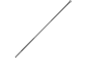 Westbrass D120-26 3/8" x 20" Annealed Brass Bullnose Faucet Riser, Polished Chrome