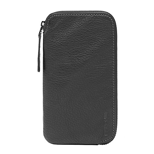 Incase Designs ES89072 Leather Zip Wallet for  iPhone 6 and iPhone 6 Plus - Black - Standard Packaging