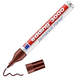 edding 3000 permanent marker - brown - 1 pen