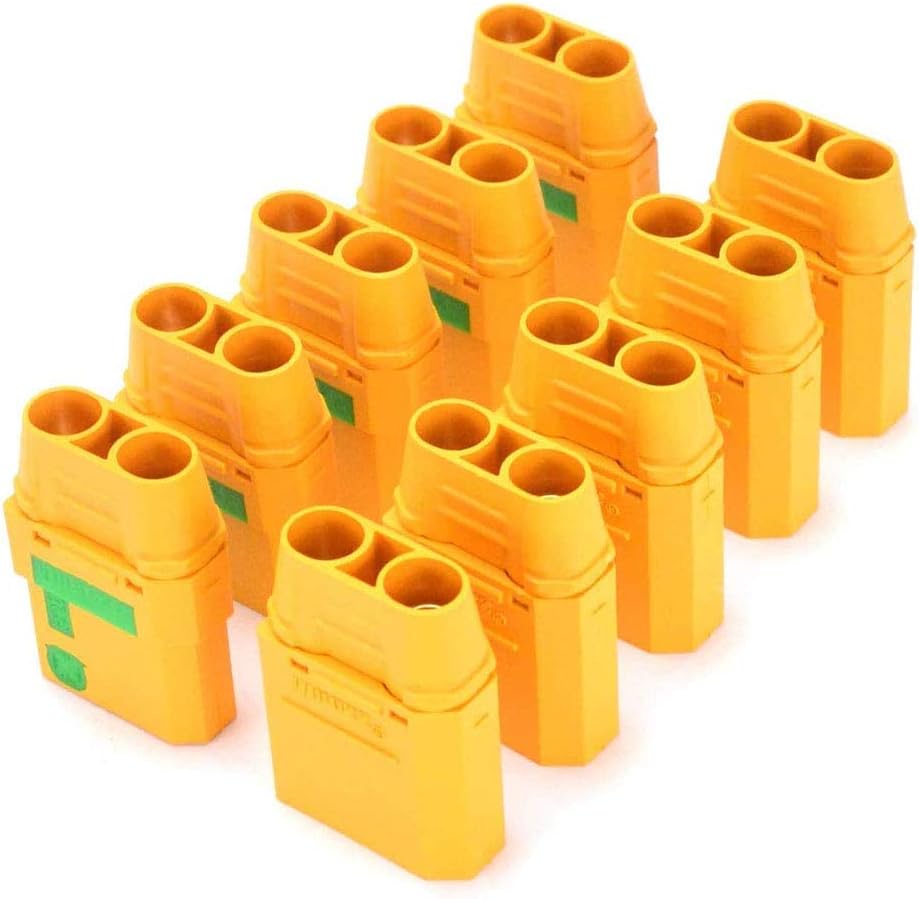 FLYRC 5 works Amass XT90S XT90-S XT90 Connector Anti-Spark Male Female Motor Adapter for Battery ESC and Charger Lead for RC Car Truck