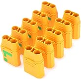 FLY RC 5 Pairs Amass XT90S XT90-S XT90 Connector Anti-Spark Male Female Motor Adapter for Battery ESC and Charger Lead for RC Car Truck