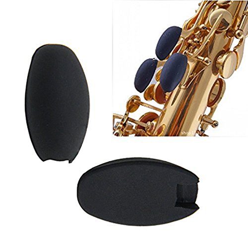 image for MonkeyJack 6pc Alto Tenor Soprano Saxophone Palm Key Risers for Sax Ke
