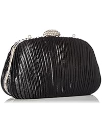 Jessica McClintock Brianna carcasa rígida plisado embrague