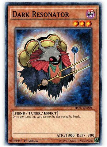 Yu-Gi-Oh! - Dark Resonator (HSRD-EN020) - High-Speed Riders - 1st Edition - Common