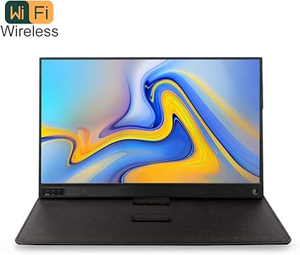 Moniteur Portable Wifi 15 6 Pouces Ecran Portable Sans Fil Avec Batterie Integree 6000mah 1920 X 1080p Ips Hdmi Type C Pour Xbox Ps3 Ps4 Switch Ordinateur Portable Cellphone Cctv Amazon Fr Informatique