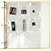 StoreSMART® - Plastic Pages - Memory (SD) Cards and Flash Drives - Top Load with Flaps - for 3-Ring Binders - 25-Pack - RMSTWPF-MEMRY-25