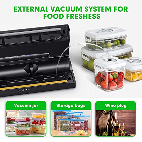 KOIOS Vacuum Sealer Machines, 80kPa Automatic Food Sealer for Food