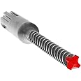 Diablo Rebar Demon SDS-Max 4-Cutter Full Carbide Head Hammer Drill Bit with Tri-Metal Fusion Welding - 3/8" Diameter, 13" Length, 8" Working Length - DMAMX1010