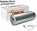 ORACAL 351 Brushed Silver Metallic Chrome Adhesive Vinyl Wrap 12