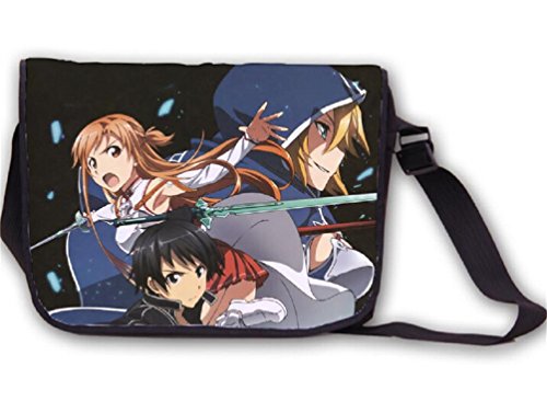 Siawasey Sword Art Online Anime Kirigaya Kirito Messenger Bag Backpack Shoulder Bag - Image 216